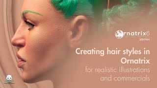 Creating Hair styles in Ornatrix [upl. by Aisat257]