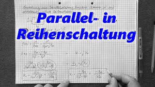 Komplexe Wechselstromrechnung Parallel in Reihenschaltung umrechnen [upl. by Francie]