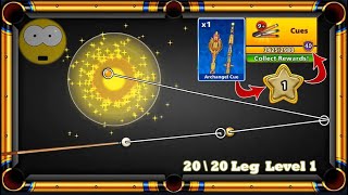 8 ball pool Golden Shot 🤯 20 Legendary Cue in Level 1 Coins 4M [upl. by Cerallua233]