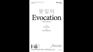 Evocation MonNeeJoh SSA div piano by HyeYoung Cho  Score amp Sound [upl. by Rann]