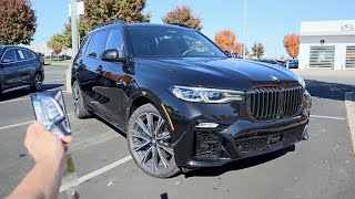 2022 BMW X7 M50i xDrive Start Up Exhaust POV Test Drive and Review [upl. by Basile]