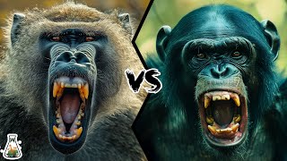 Baboon vs Bonobo Who Would Win [upl. by Cohlette]