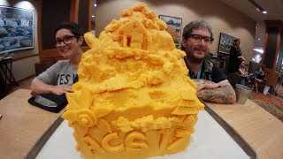 Cheese carving competition 360VR [upl. by Iralav739]