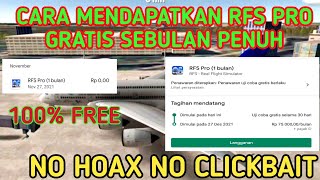 NO HOAX NO CLICKBAIT CARA MENDAPATKAN RFS PRO GRATIS SELAMA SEBULAN PENUH [upl. by Vipul]