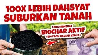 100 KALI LEBIH DAHSYAT CARA MEMBUAT BIOCHAR  ARANG AKTIF SUBURKAN TANAH  Biotron Bagian Kedua [upl. by Volney]