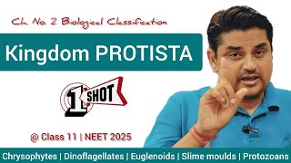 L4 Kingdom Protista  Biological Classification  ncert 11th amp NEET 2025  हिंदी में [upl. by Ayahc]