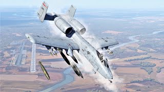 A10A Late Warthog Close Air Support in Ground RB Mode War Thunder [upl. by Eiramave]