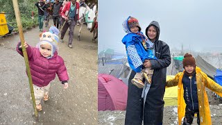 KEDARNATH With 2 Year Old DEVANSHI 😍 25 KM Pedal Yatra  CHALLENGE ACCEPTED 😳 [upl. by Crean]