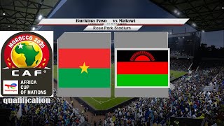 ⚽ Burkina Faso vs Malawi ⚽  AFCON cup 09102024  FIFA 2024 [upl. by Sackman]