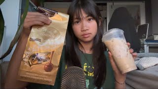 ASMR chocolates and latte [upl. by Teteak]