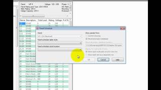 Adding Panel Schedules [upl. by Orlantha]