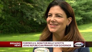 Ayotte joins Republican primary for governor [upl. by Alarise439]