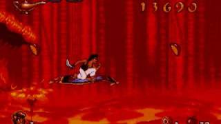 Aladdin game Sega Genesis 16 bit music songs [upl. by Shawnee]