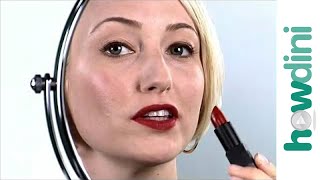 Red lips tutorial  How to apply red lipstick [upl. by Setsero]