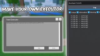 NEW Tutorial How To Make A Roblox Executor For PC Works In Any Game  No Emulator 2024 [upl. by Nawuq687]