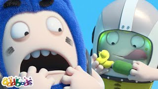 Pogo Flies a Jetpack Without Any Training  Oddbods Cartoons  Funny Cartoons For Kids [upl. by Enotna851]