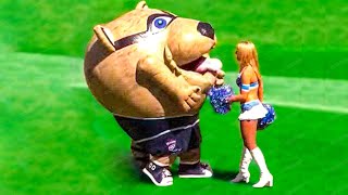 20 FUNNIEST MASCOT MOMENTS IN SPORTS [upl. by Kirtap]