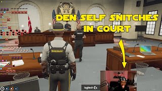 Den self snitches in court  chat reaction l NoPixel GTA V RP [upl. by Nesbitt]