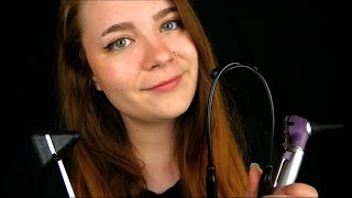 Extra Thorough Medical Examination Percussion Sticky Stethoscope Eye Testing 🩺 ASMR Medical RP [upl. by Vicki]