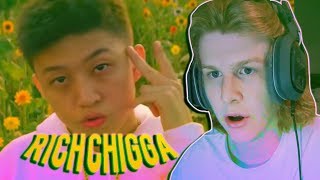 Rich Chigga  Glow Like Dat REACTION [upl. by Darnall]