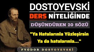 DOSTOYEVSKİ SÖZLERİ  DÜŞÜNDÜREN SÖZLER Motivasyon İlham Alıntılar Sözler Atasözleri Kitap [upl. by Adlihtam]