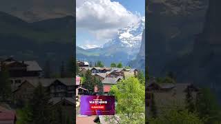 Beautiful Scenery in Murren Switzerland [upl. by Nigam243]