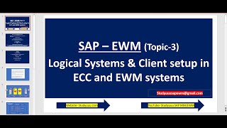 SAP EWM  Logical system amp Client setup in ECC and EWM systems [upl. by Odetta]