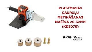 Plastmasas cauruļu metināšanas mašīna 2032mm KD3070  RUNTOOLSLV [upl. by Shultz172]