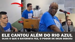 Pastor Ítalo Ribeiro canta Além do Rio Azul olha o que o baterista fez a unção desceu na casa [upl. by Ecyoj]