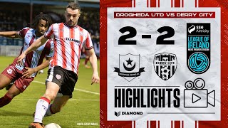 Drogheda United 22 Derry City  LOI Highlights  12042024 [upl. by Geithner966]