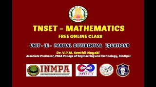 TNSET Online Class UNIT III Partial Differential Equation Lecture 4 [upl. by Hi]