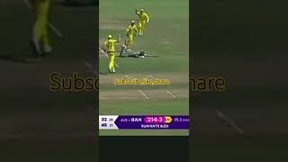 Labuschagne swoops to run out Mahmudullah  CWC23 cricket [upl. by Nihahs116]