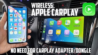 WIRELESS APPLE CARPLAY  No need to buy adapter or dongle [upl. by Spratt]