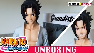 Grandista Shinobi Relations  Sasuke Uchiwa  UNBOXING FIGURINE NARUTO [upl. by Allix899]