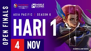 🔴 ID AP Mobile Legends Bang Bang  Snapdragon Mobile Open Finals  Season ke6  Hari 1 [upl. by Lynad]