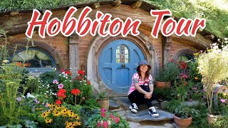 Lord of the Rings LOTR Hobbiton Movie Set Tour in New Zealand [upl. by Ashlin]