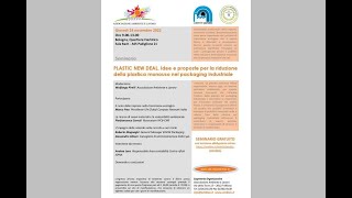 Plastic New Deal Idee e proposte per la riduzione della plastica monouso nel packaging industriale [upl. by Wit]