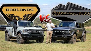 Bronco  Badlands VS Wildtrak  Whats the difference [upl. by Cynthie28]