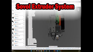 Sovol Extruder System Bondtech BMG extruder E3D V6 Capacitive Sensor SRV01 [upl. by Manoop]