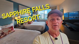 Resort Room Tour Sapphire Falls Resort Universal Florida [upl. by Adien]