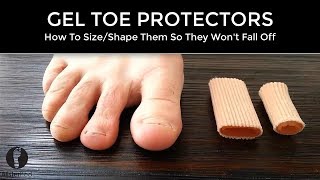 Gel Toe Protector Hack  So They Wont Fall Off [upl. by Ylerebmik110]