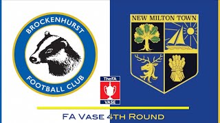 HIGHLIGHTS Brockenhurst v New Milton Town FA Vase 4th Round [upl. by Romney279]