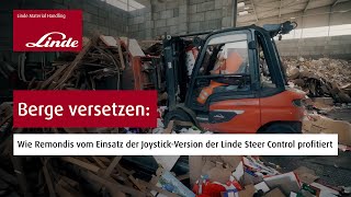 Berge versetzen Wie Remondis vom Einsatz der JoystickVersion der Linde Steer Control profitiert [upl. by Harbison]