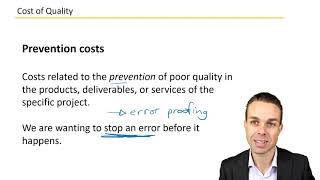 The Cost of Quality  Key Concepts from the Project Management Body of Knowledge [upl. by Spalding]