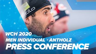 Antholz 2020 Men Individual Press Conference [upl. by Marilee]