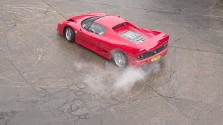 Ferrari F50 in motion  High speed camera [upl. by Crow]