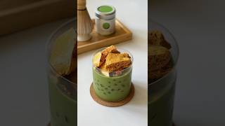 honeycomb matcha latte  fun spring drink recipe [upl. by Mccandless]