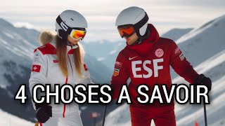 Comment apprendre à Skier rapidement  les 4 choses [upl. by Ilzel]