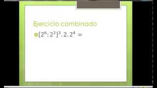 Ejercicios combinados con potencias aplicando propiedades Mica [upl. by Beatty]