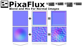 Compose Normal Images with Blend and Mix Nodes in PixaFlux [upl. by Rehtse]